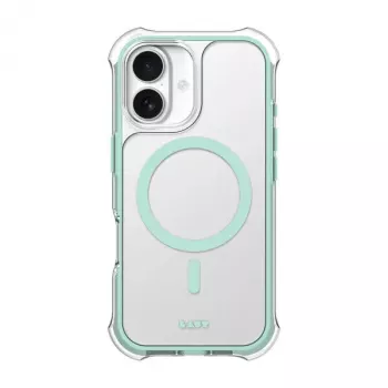 LAUT AERO PROTECT Handyhülle Mint Transparent für iPhone 17