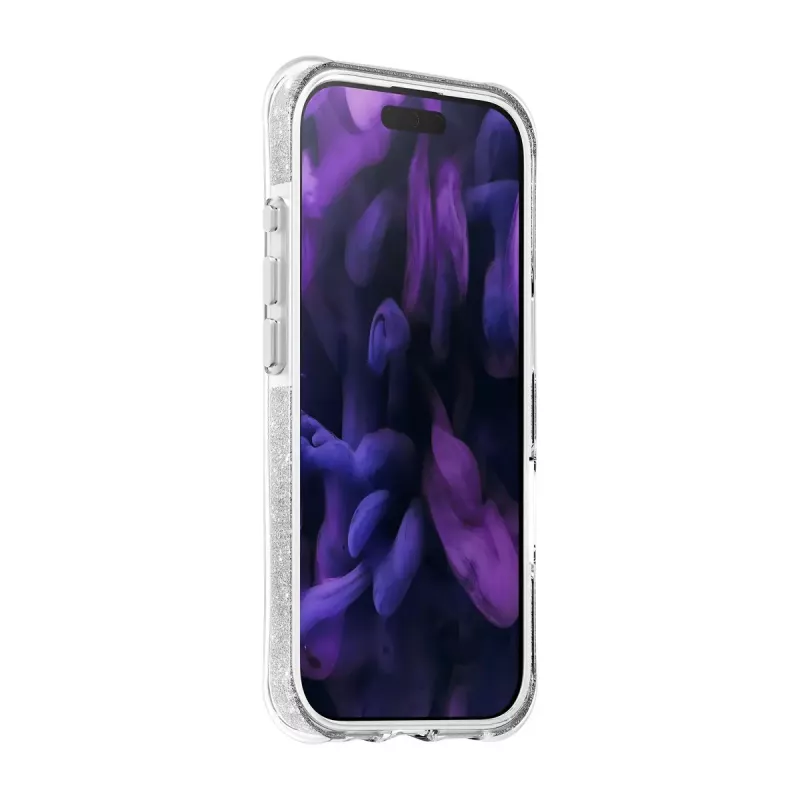 Cover LAUT AERO SPARKLE iPhone 17 16 cm Silber Transparent