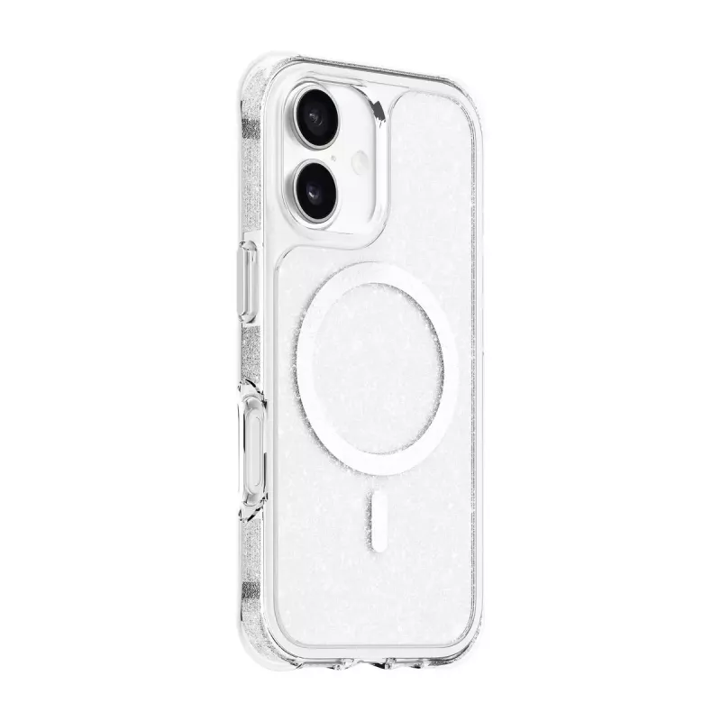 Cover LAUT AERO SPARKLE iPhone 17 16 cm Silber Transparent