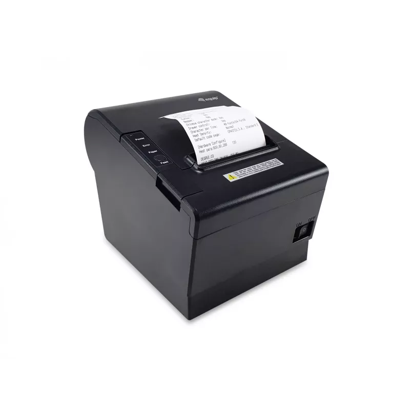 Thermo-Bondrucker für Kassenzettel EQUIP 58/80 mm mit automatischem Abschneider, USB/Ethernet/Seriell, Kassenschublade, 203x203 DPI