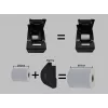 Thermo-Bondrucker für Kassenzettel EQUIP 58/80 mm mit automatischem Abschneider, USB/Ethernet/Seriell, Kassenschublade, 203x203 DPI