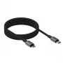 VISION Lightning auf USB‑C Kabel TC 1MLTGMAG/BL — 1 m, 27 W, 5 A, schwarz