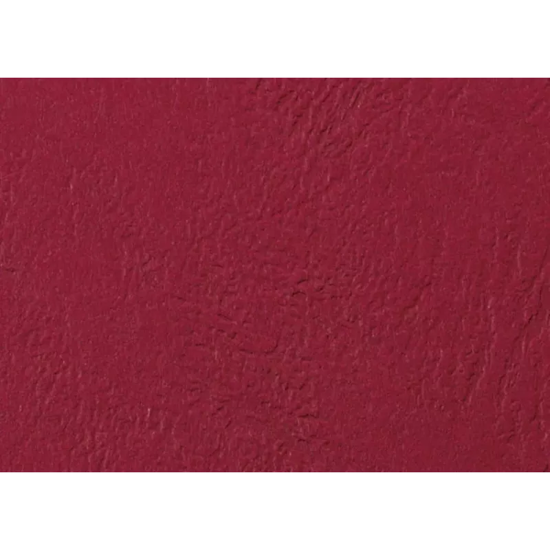 GBC LeatherGrain Bindekarten 250 g/m² A4 Dunkelrot (100), A4, Rot, 250 g/m², 211 mm, 298 mm, 27 mm