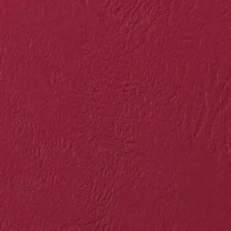 GBC LeatherGrain Bindekarten 250 g/m² A4 Dunkelrot (100), A4, Rot, 250 g/m², 211 mm, 298 mm, 27 mm