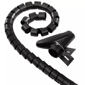 Hama Kabelbündelschlauch Easy Cover, 1,5 m, 30 mm, schwarz Kabelset