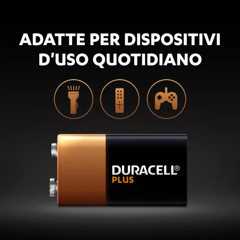 Duracell Plus Einwegbatterie 9V Alkaline