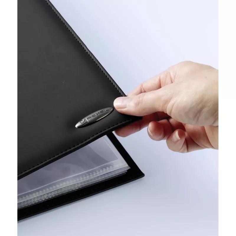 Rexel Soft Touch Smooth A4 Display Book 36 Pocket Schwarz, Schwarz, Polypropylen (PP), 36 Hüllen, A4, 648.5 g, 237 mm