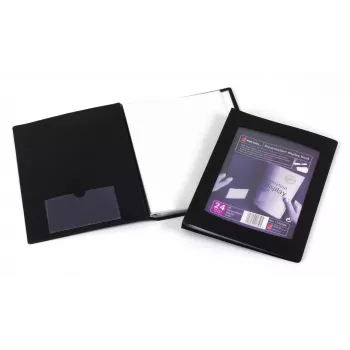 Rexel Präsentations-Displaybuch A5 24 Taschen Schwarz