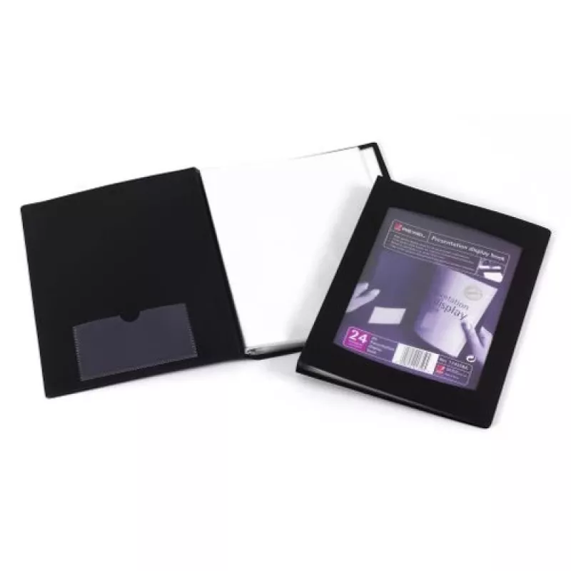 Rexel Präsentations-Displaybuch A5 24 Taschen Schwarz