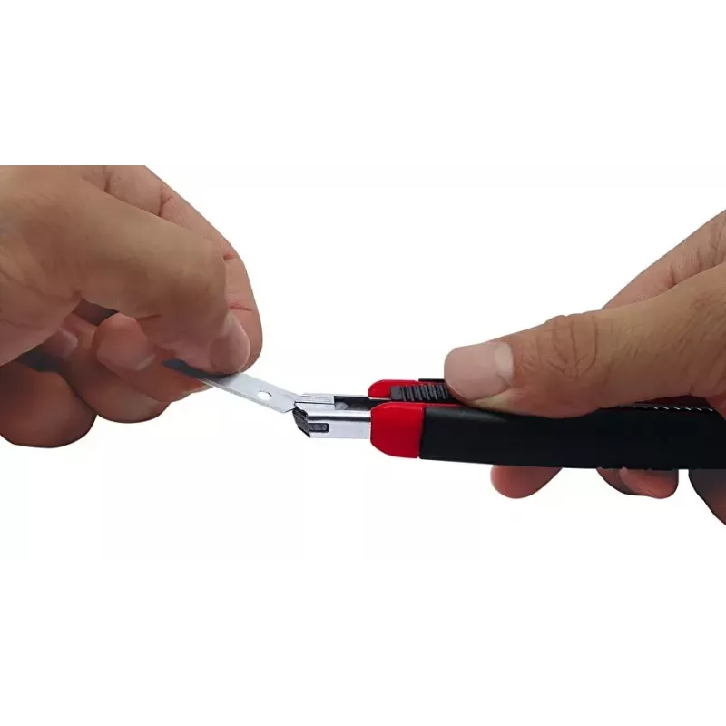 Abbrechklingenmesser Wedo 78 409 Schwarz Rot