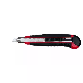 Abbrechklingenmesser Wedo 78 409 Schwarz Rot