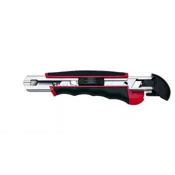 Cuttermesser WEDO 78 418 Schwarz Rot Abbrechklinge
