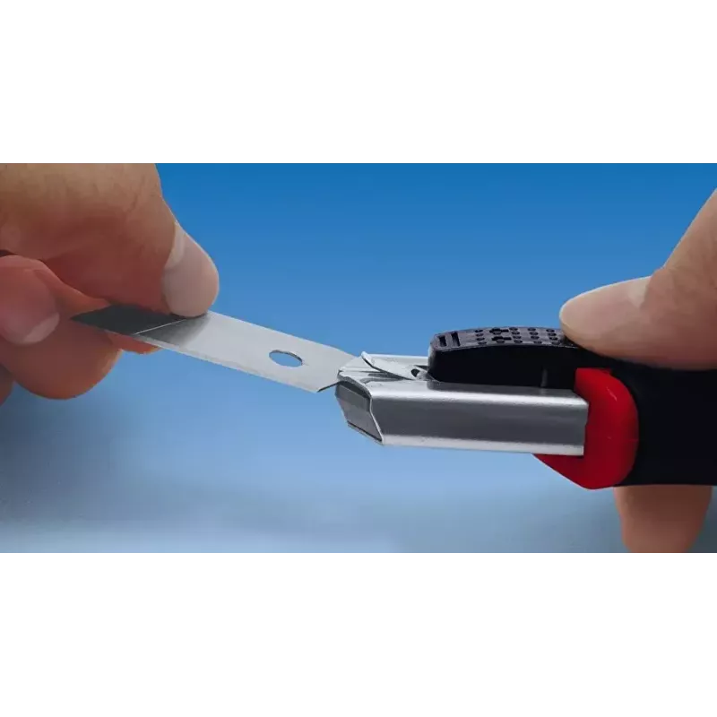 Cuttermesser WEDO 78 418 Schwarz Rot Abbrechklinge