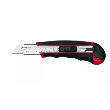 Cuttermesser WEDO 78 418 Schwarz Rot Abbrechklinge