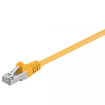 Netzwerkkabel RB-LAN Cat5e F/UTP (FTP) 1,5 m, RJ-45 auf RJ-45, gelb