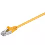 Netzwerkkabel RB-LAN Cat5e F/UTP (FTP) 1,5 m, RJ-45 auf RJ-45, gelb