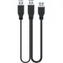 USB-Kabel Goobay 3.0 0,3 m USB 3.2 Gen 1 2x USB A Schwarz
