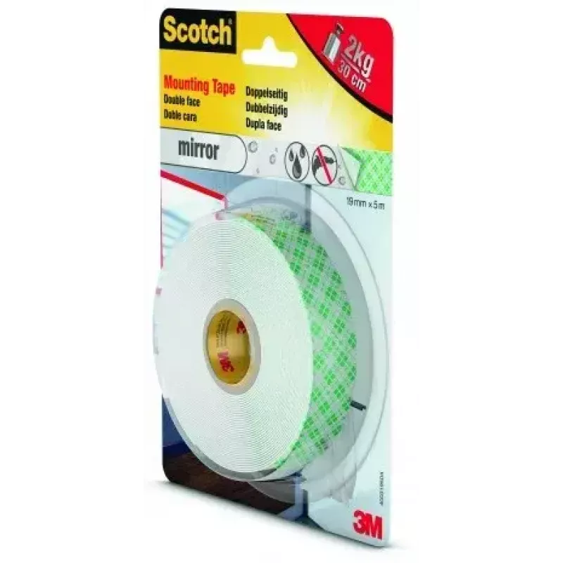 Briefpapierklebeband 3M 40031950 Transparent 5 m Starke Haftung 19 mm