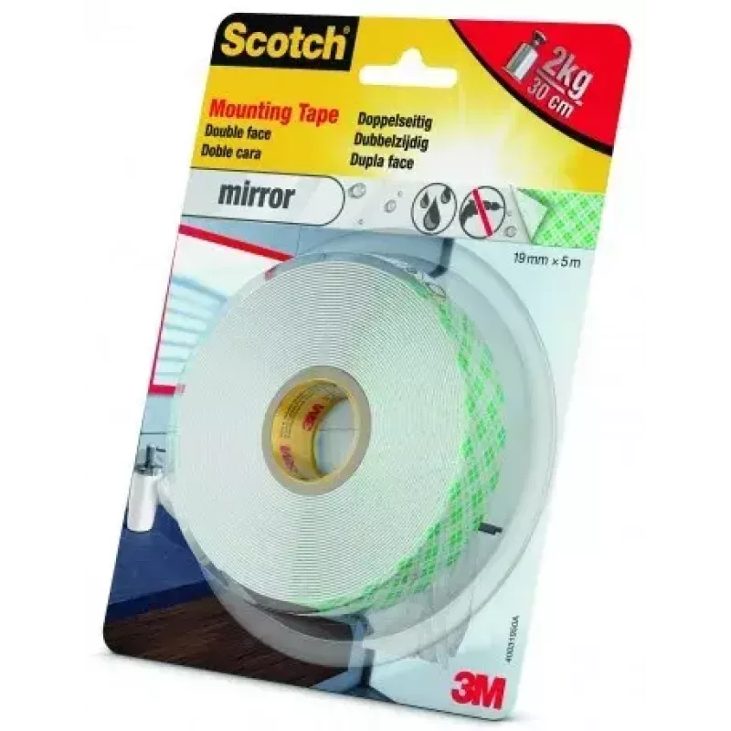 Briefpapierklebeband 3M 40031950 Transparent 5 m Starke Haftung 19 mm