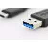 USB-Kabel Digitus DK-300136-010-S USB 2.0 1 m USB C USB A Schwarz