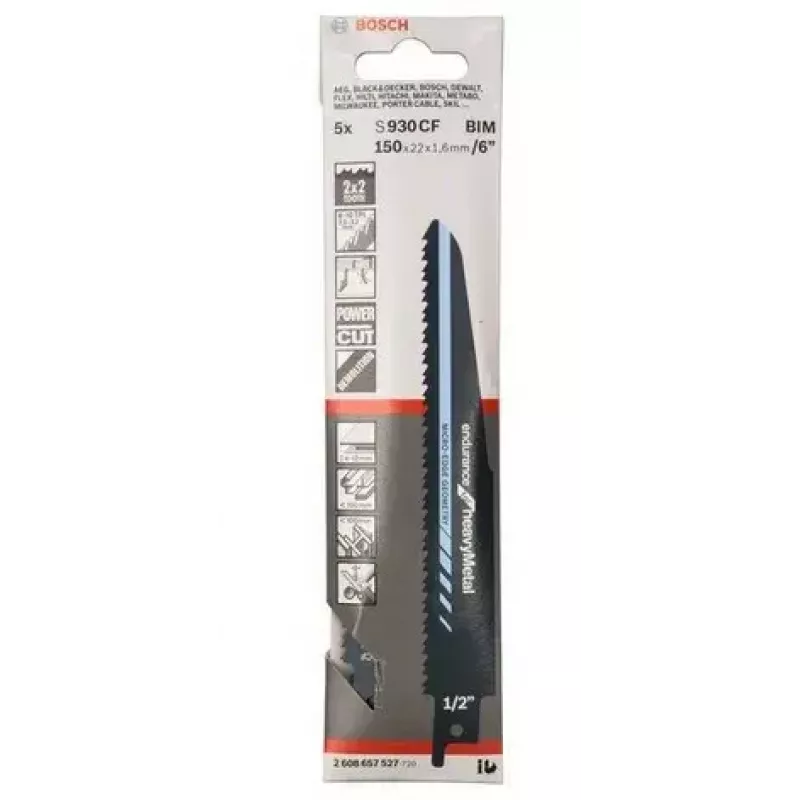 Säbelsägeblatt Bosch S 930 CF Bimetall 1 Stück 8 10 TPI