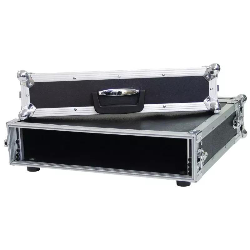 Roadinger 30107200 Flightcase Sperrholz Schwarz Silber 5,2 kg