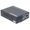 Intellinet Fast Ethernet WDM Bidirektionaler Singlemode-Medienkonverter, 10/100Base-TX zu 100Base-FX (SC) Singlemode, 20 km, WDM (Rx1310/Tx1550)