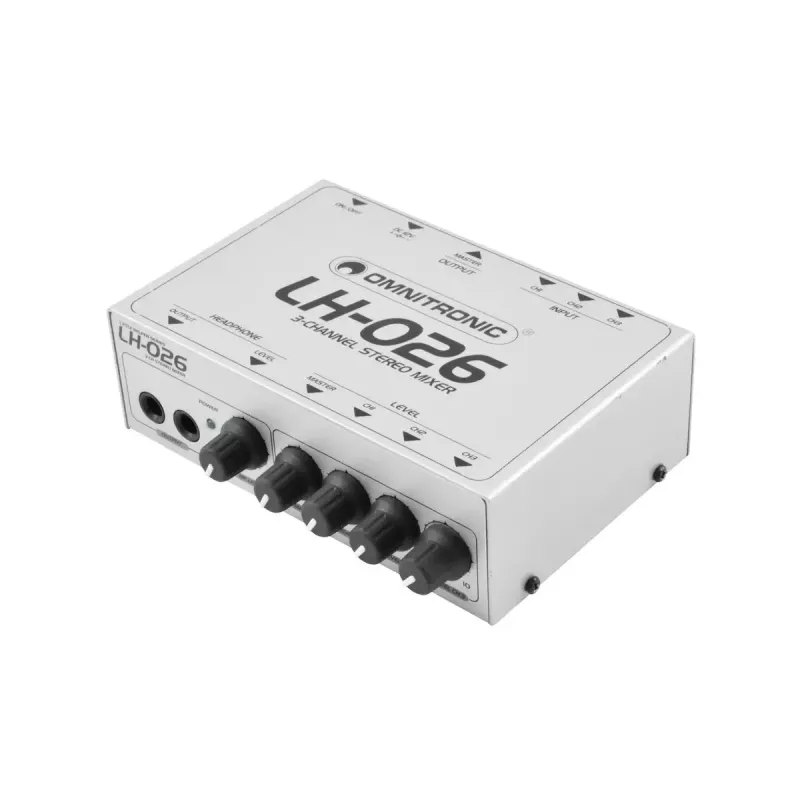 Audio-Mixer Omnitronic 10355026 3 Kanäle 20 - 20000 Hz Weiß