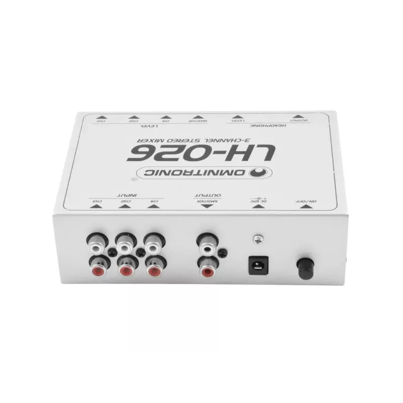 Audio-Mixer Omnitronic 10355026 3 Kanäle 20 - 20000 Hz Weiß
