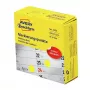Selbstklebende runde Etiketten Avery 3852, 1 cm Durchmesser, permanent haftend, 800 Stück, gelb