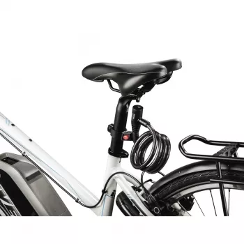Hama 00178110 Fahrradschloss Schwarz 1200 mm Kabelschloss