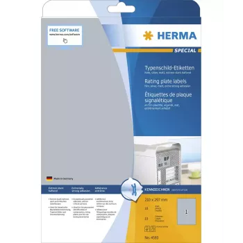 Selbstklebendes Etikett Rechteck HERMA 4593