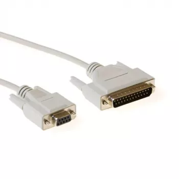 ACT Serielles Druckerkabel 9-polig D-Sub-Buchse - 25-polig D-Sub-Stecker 1,80 m