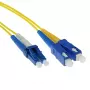 ACT 5 Meter LSZH Singlemode 9/125 OS2 Glasfaser-Patchkabel Duplex LC/SC