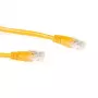 ACT Gelb 2 Meter U/UTP CAT6A Patchkabel mit RJ45-Steckern