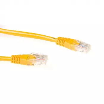 ACT Gelb 10 Meter U/UTP CAT6A Patchkabel mit RJ45-Steckern