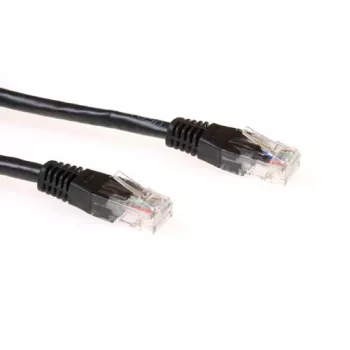 ACT schwarz 2 Meter U/UTP CAT6A Patchkabel mit RJ45-Steckern