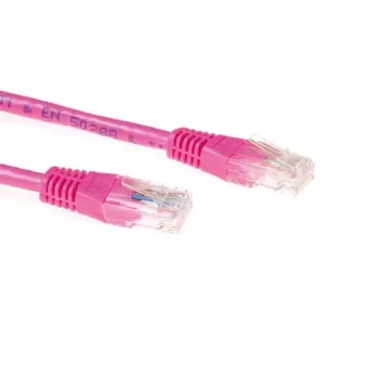 ACT Pink 10 meter U/UTP CAT6A Patchkabel mit RJ45-Steckern