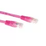 ACT Pink 10 meter U/UTP CAT6A Patchkabel mit RJ45-Steckern