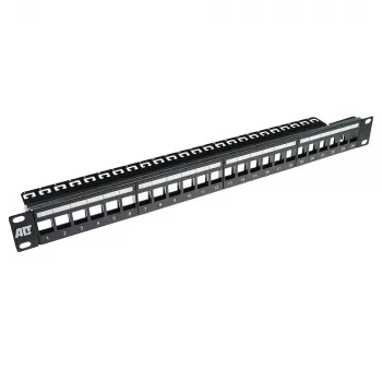 ACT 24-Port Keystone-Jack Patchpanel ohne Anschlüsse