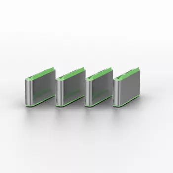Lindy USB Typ C Port-Blocker (ohne Schlüssel) – 10er-Pack, Grün