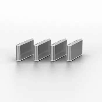 Lindy USB-Typ-C-Portblocker (ohne Schlüssel) – 10er-Pack, Weiß