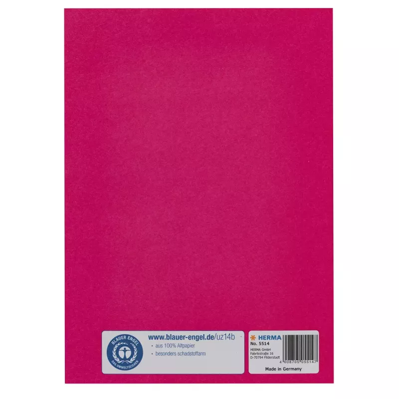 Zeitschriften-/Buchumschlag HERMA 5514 Pink