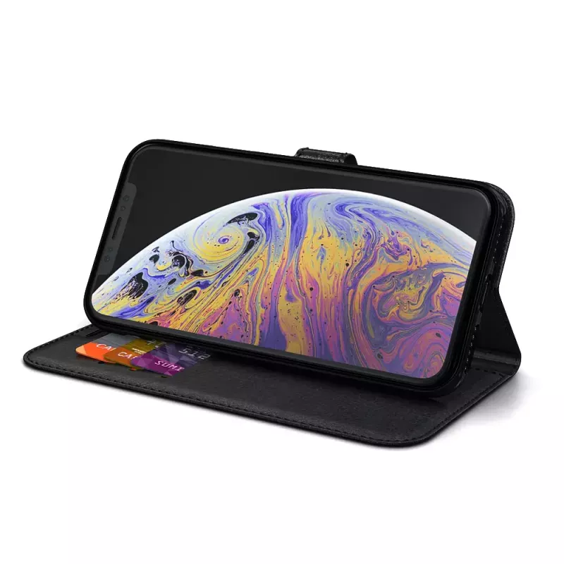 Wallet Case BeHello BEHWAL00179 für iPhone Xs Max 6,5 Zoll Schwarz