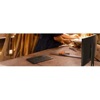 KeySonic KSK-5230 IN (UK) schwarz Tastatur Industrie USB QWERTY UK-Englisch