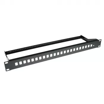 Fiber-Panel 24 Ports unbestückt ACT FA2047 Schwarz