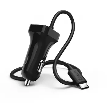 Hama 00183243 mobiles Ladegerät Smartphone Schwarz Zigarettenanzünder Auto