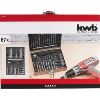 Bohrer-Set KWB 106300 67-tlg.