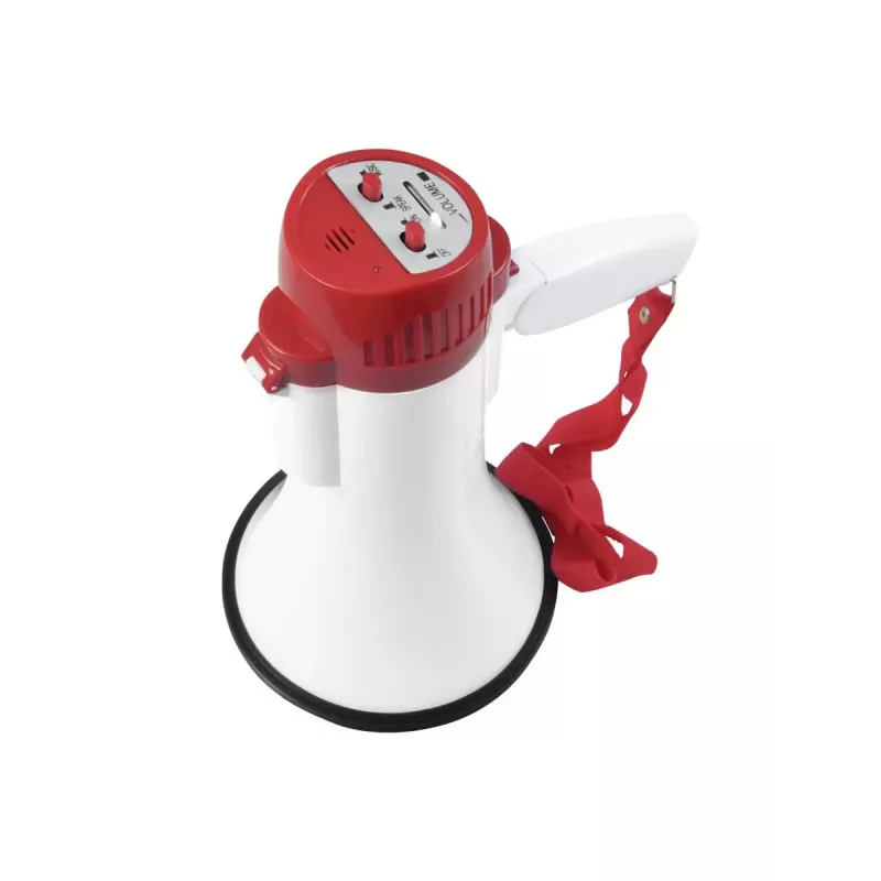 Megaphon Omnitronic 80710920 Indoor/Outdoor 10 W Rot Weiß