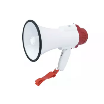 Megaphon Omnitronic 80710920 Indoor/Outdoor 10 W Rot Weiß